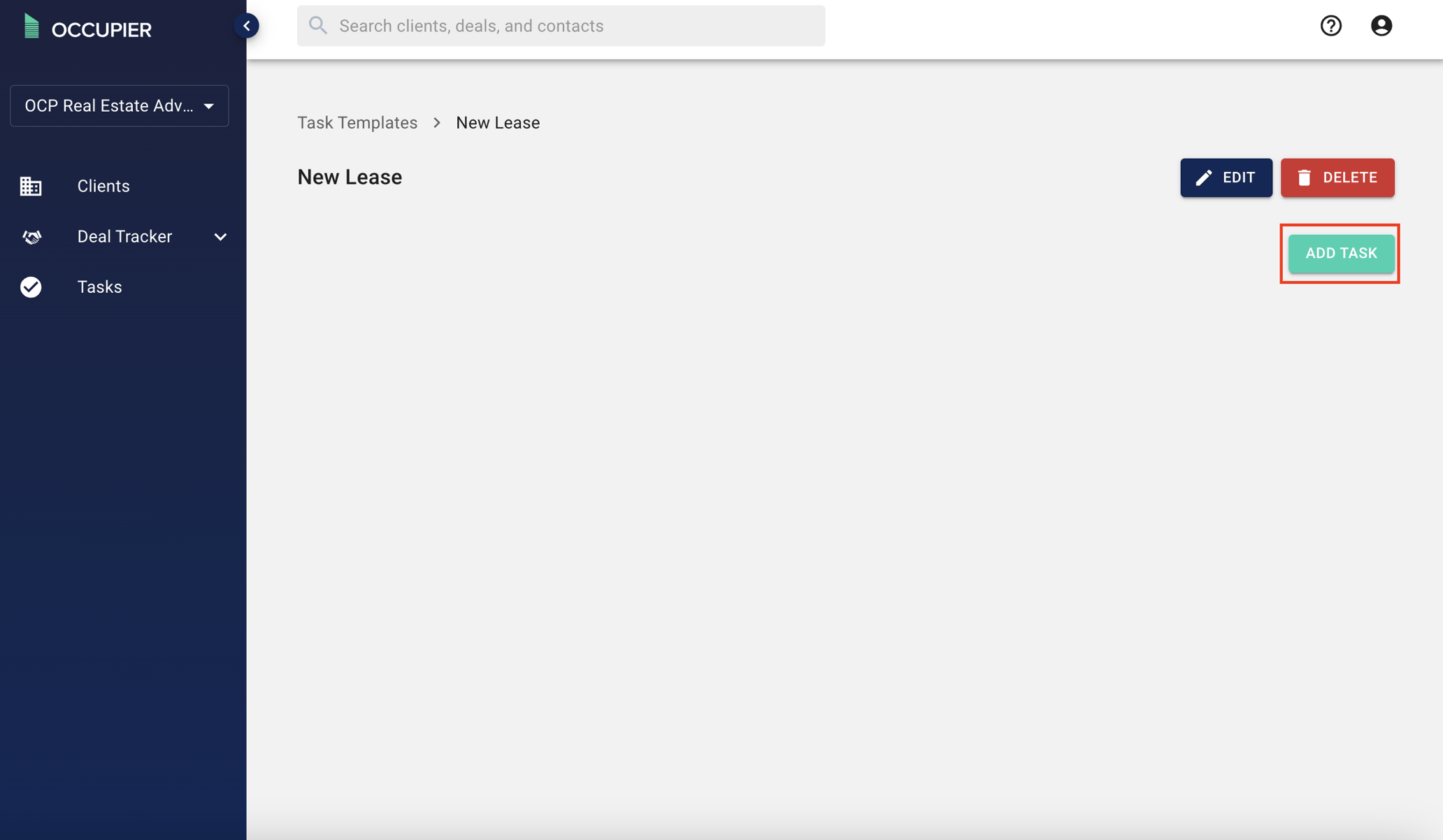 How to use Task Templates (Deal Tracker)
