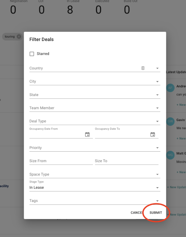 filter transactions 2